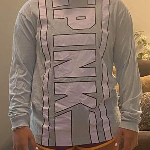 PINK logo long sleeve tshirt size XSmall